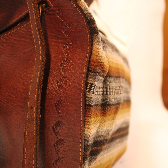 VERSATILE BACKPACK Real leather and Eco-friendly fabric. - Picture 2 of 5